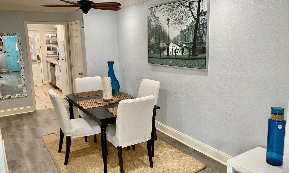 Neartown Apartment | Montrose Hist Dist - CharmAzure 2 Br/1Ba w W/D apt