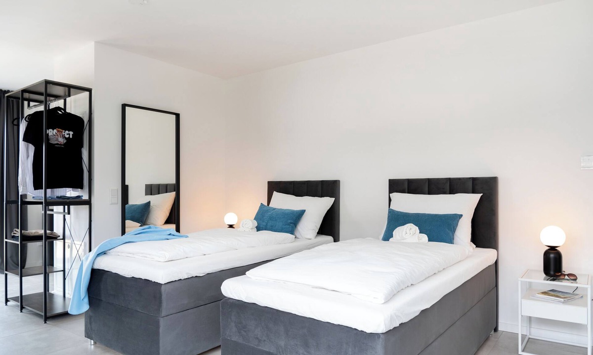 Eching Apartment | Moonliving Modern Double Studio in Eching near Munich