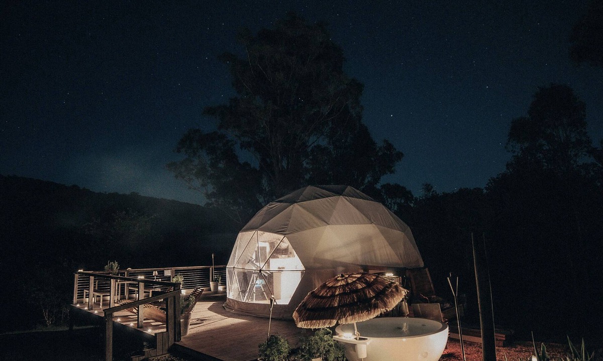 Toms Creek Resort | Mountain Dome combines luxury and comfort with sweeping views of the hinterlands