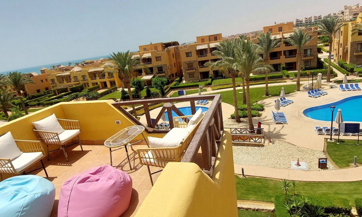 Zafarana Ski Chalet | Mountain view sokhna 2, Sea and Pool view, 3 BDRs,