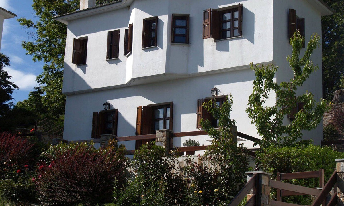 Xorichti Villa | Mountain villa with beautiful gardens and sea view, near Mylopotomos beach