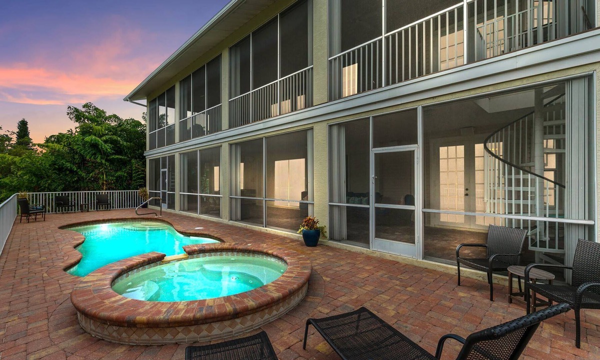 Marco Island House | Multi Level Home with Elevator Pool Hot Tub Pool Table