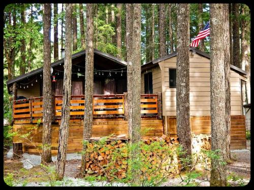 Packwood House | Nanook's Retreat- Pet Friendly Rustic Cabin with AC