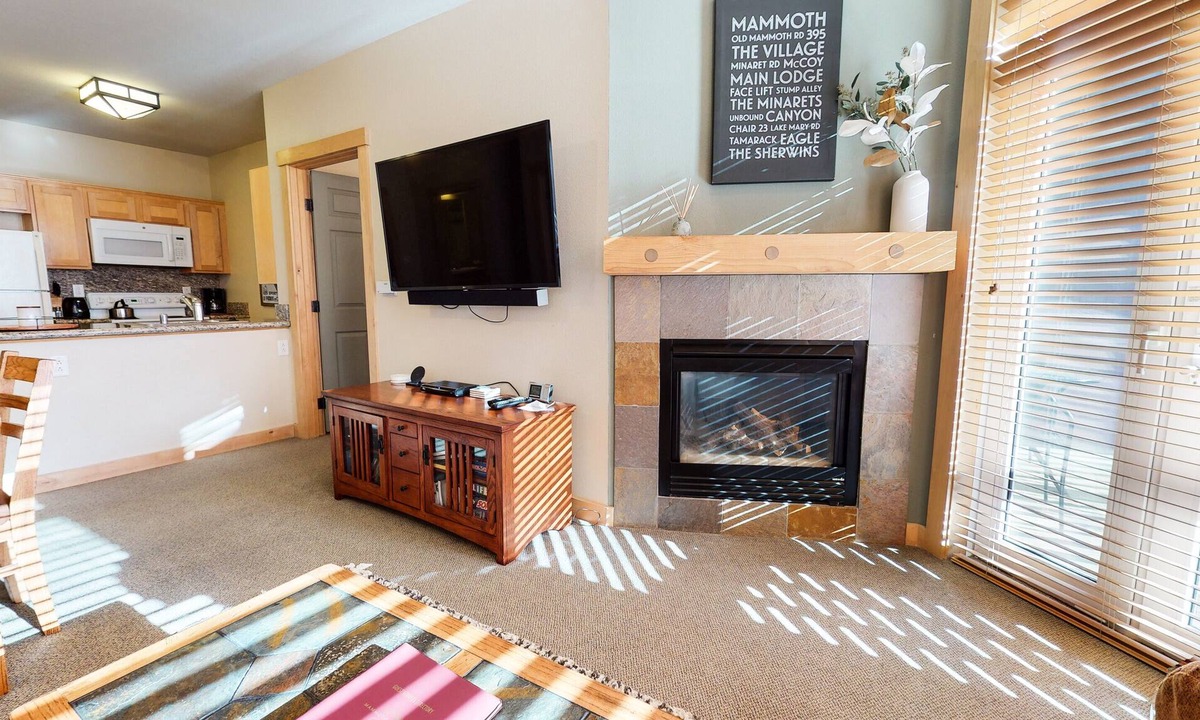 Mammoth Lakes Condo | Natural Light & Updated. Quiet Area, Pool & Hot Tub On-site. Near Bike Trails