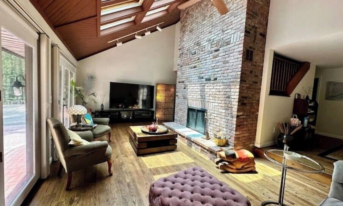 Bethlehem Village House | Nature's Nest - Indoor/Outdoor Forest Retreat; Fire Pit; Fireplace; onsite Brook