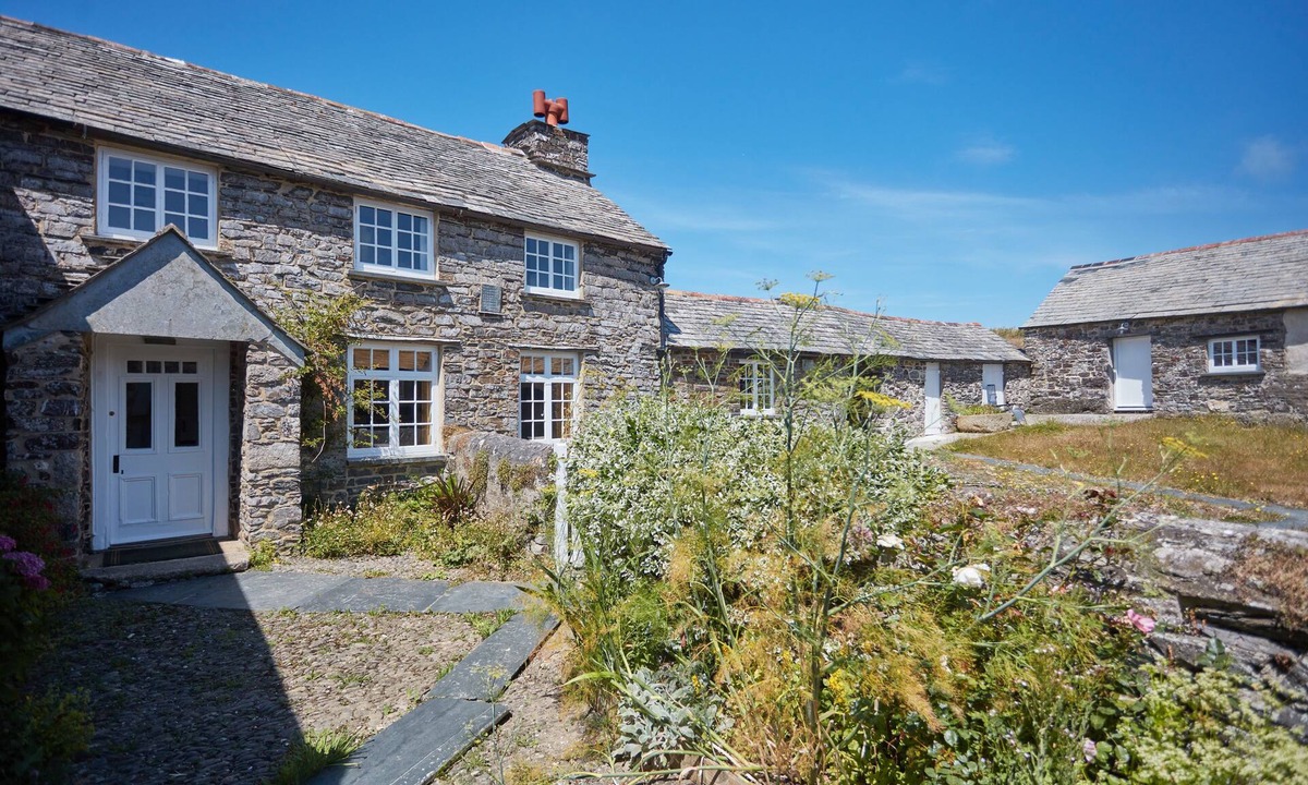 Saint Gennys House | Nestled down just off the South West coast path, The North Wing of this beautiful old farmhouse is t