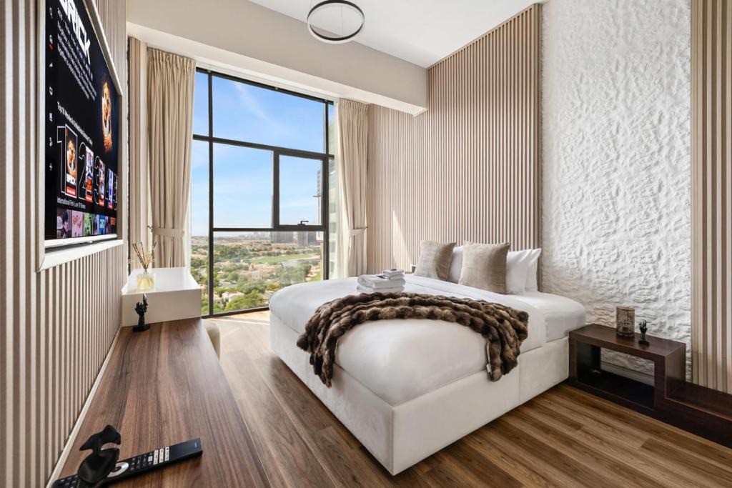 Dubai Sports City Apartment | New 1BR with Rooftop Pool and Amazing View