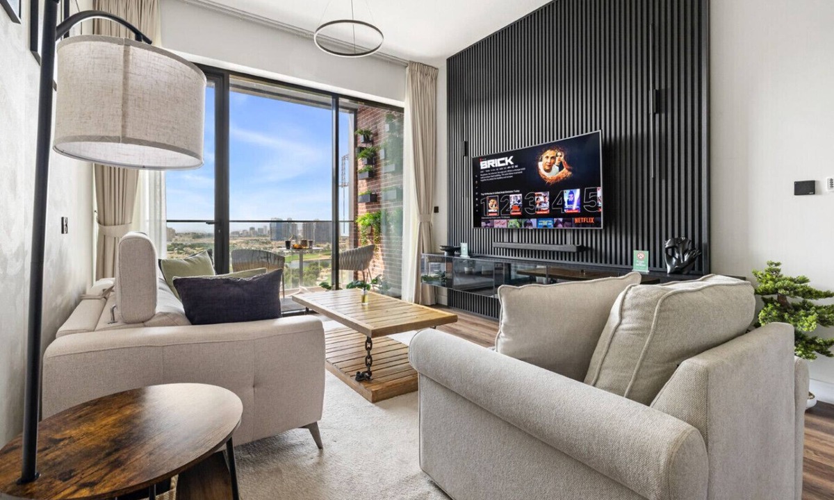 Dubai Sports City Apartment | New 1BR with Rooftop Pool & Amazing View