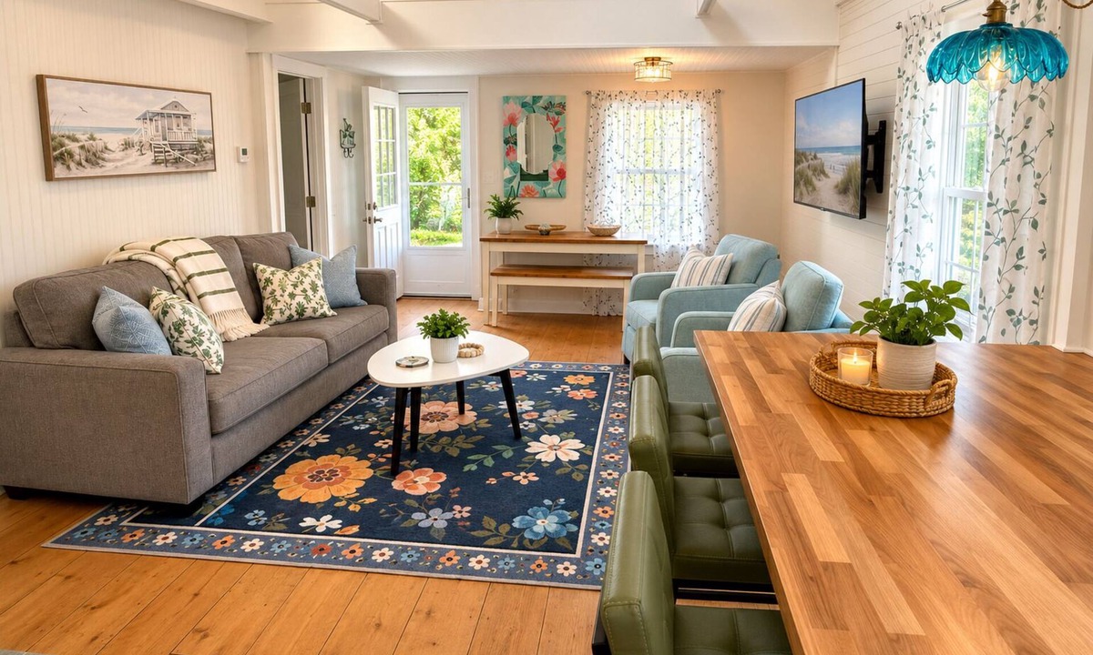 Madison House | NEW Charming Coastal Bungalow Steps From the Beach