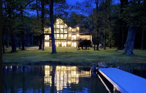 Swanton House | New Construction 7 bedroom luxury lakefront home in golf neighborhood