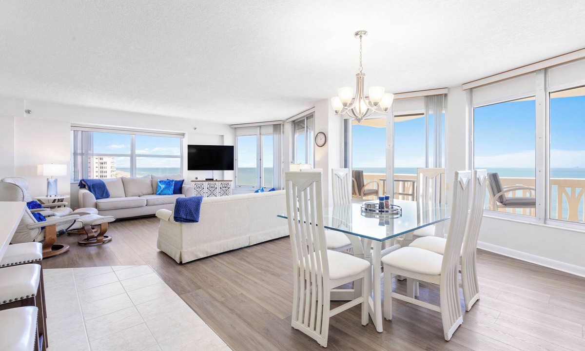 Ormond-by-the-Sea Condo | New listing! 3-bedroom. Ocean-Front, Corner Unit with Panoramic Views