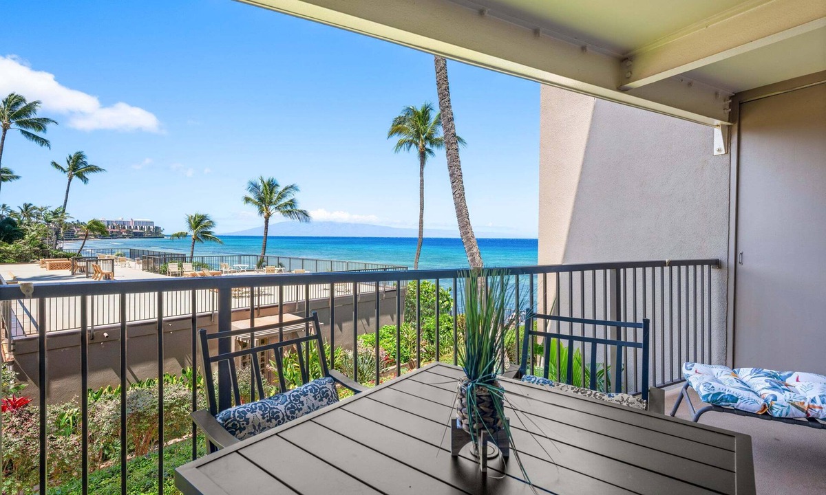 Honokowai Condo | New Listing! Oceanfront Island Escape at Hale Ono Loa 207