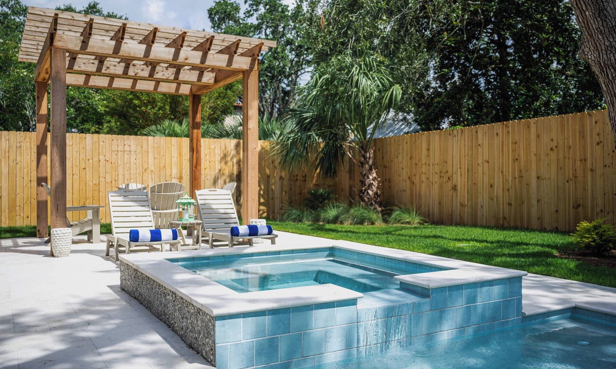 East Beach House | New Listing! Brand New East Beach Home – Luxury Meets Comfort, Pool, Spa & Grilling Pavilion