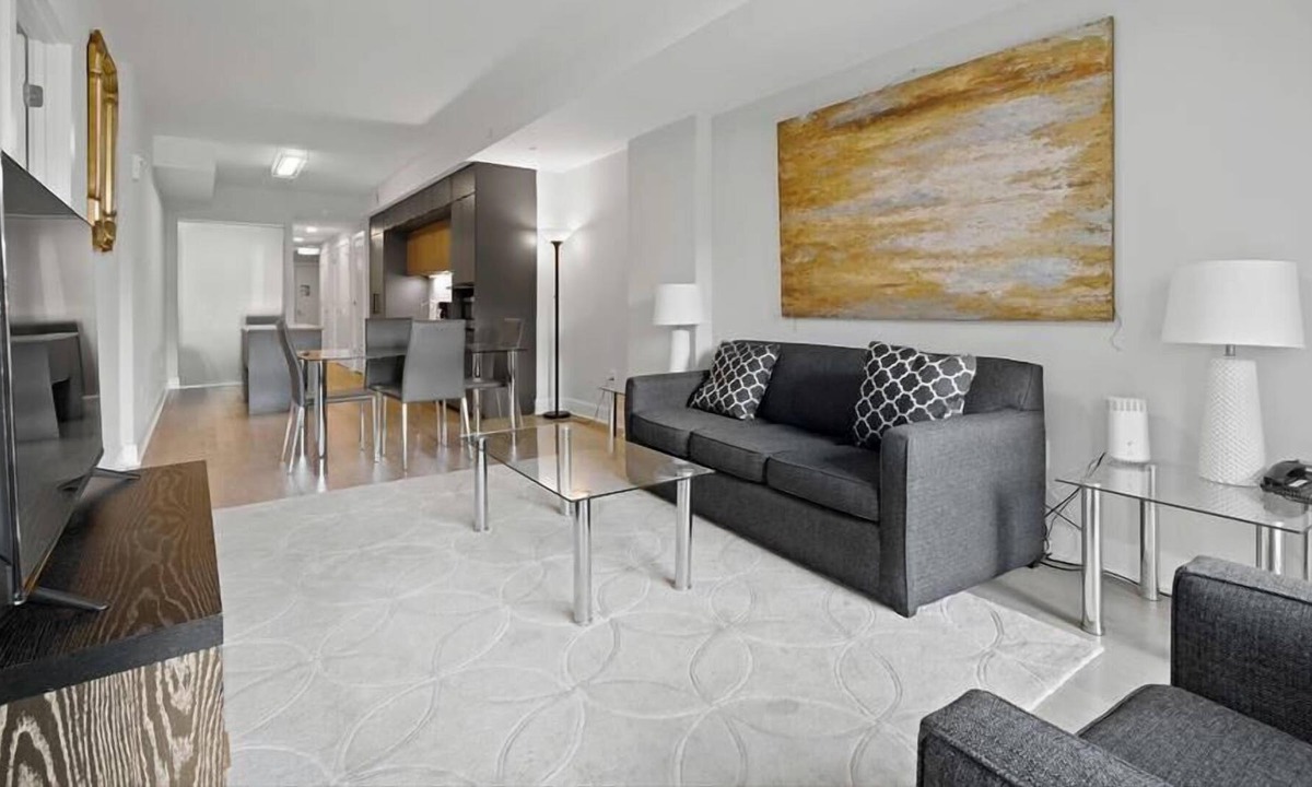 NoMa House | New! Spacious 2BR w Balcony near Metro | Gym | Desk + Wi-Fi