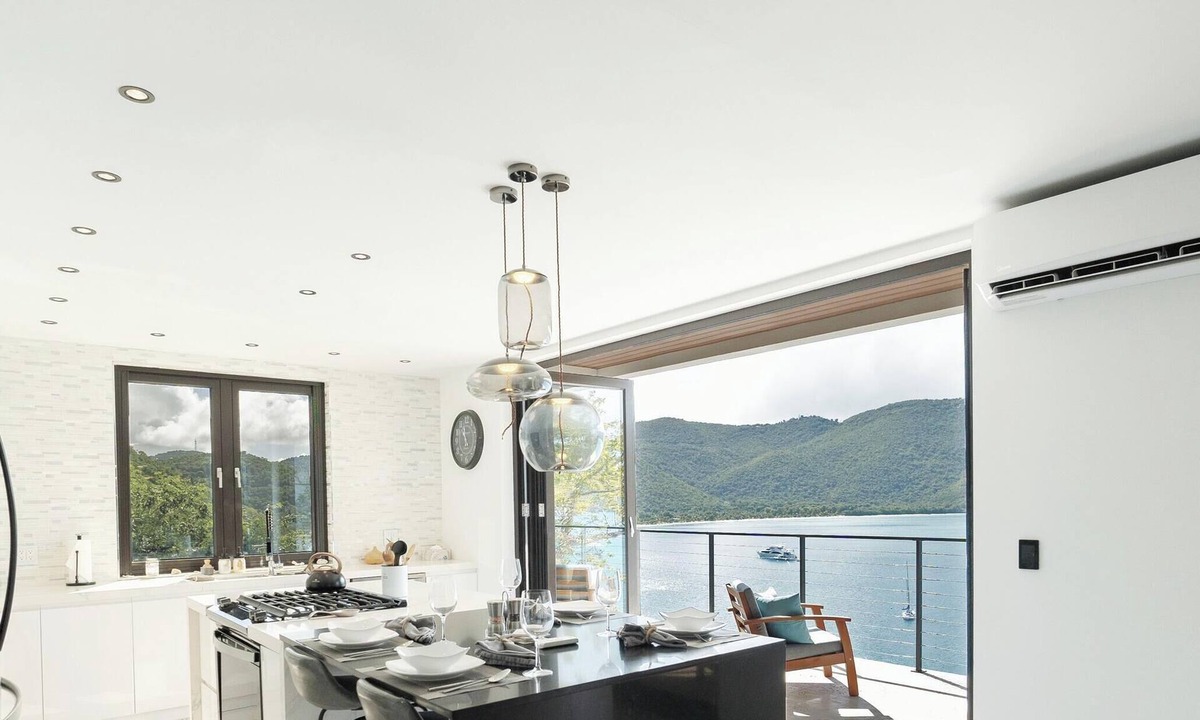Estate Peterborg Villa | New Waterfront Villa at Magens Bay & Jeep option