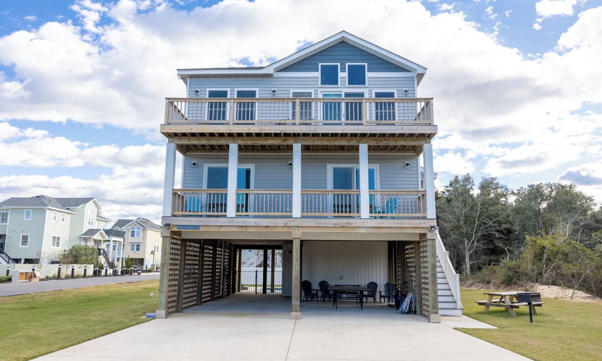 Ocean Sands House | Newer 5BR Corolla Oceanside: Pool/Hot Tub, Game Room, 3MinWalk2Beach, EV Charger
