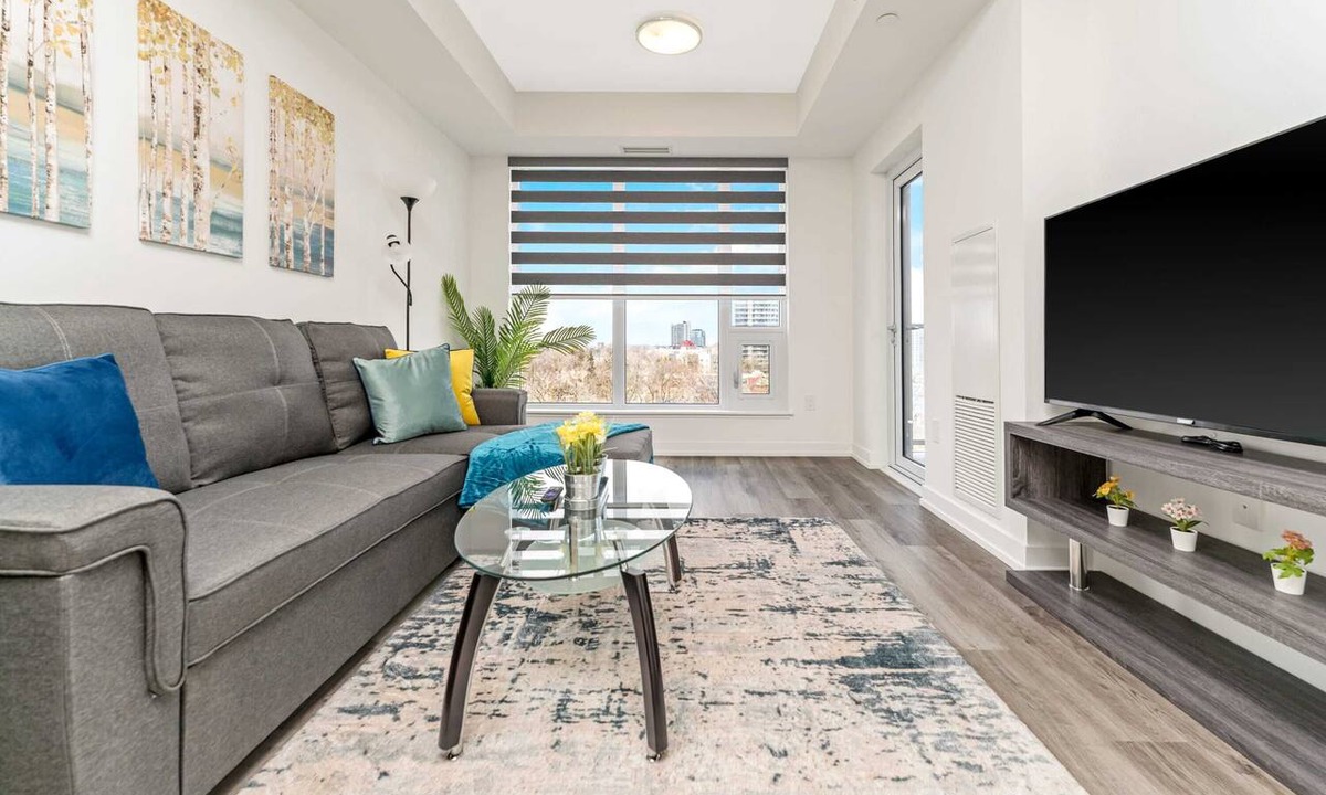 Kitchener Apartment | Newly Built Modern Condo w Balcony & City Views