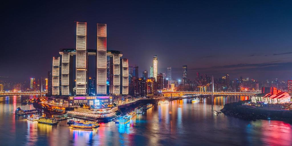 Jeifangbei Central Business District Hotel | Neyar Tranquil Light and Shadow Aesthetics Hotel-Free Laundry-Free coffee-About 15 minutes' walk to Hongya Cave and Monument to the people's Liberation Scenic Spot