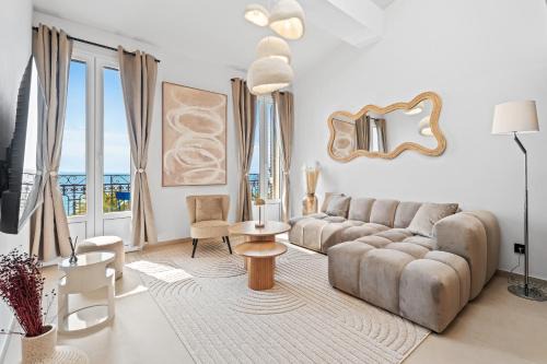 Les Baumettes Apartment | Nice Renting - PROMENADE - Luxury Loft Sea View Balcony Top Floor
