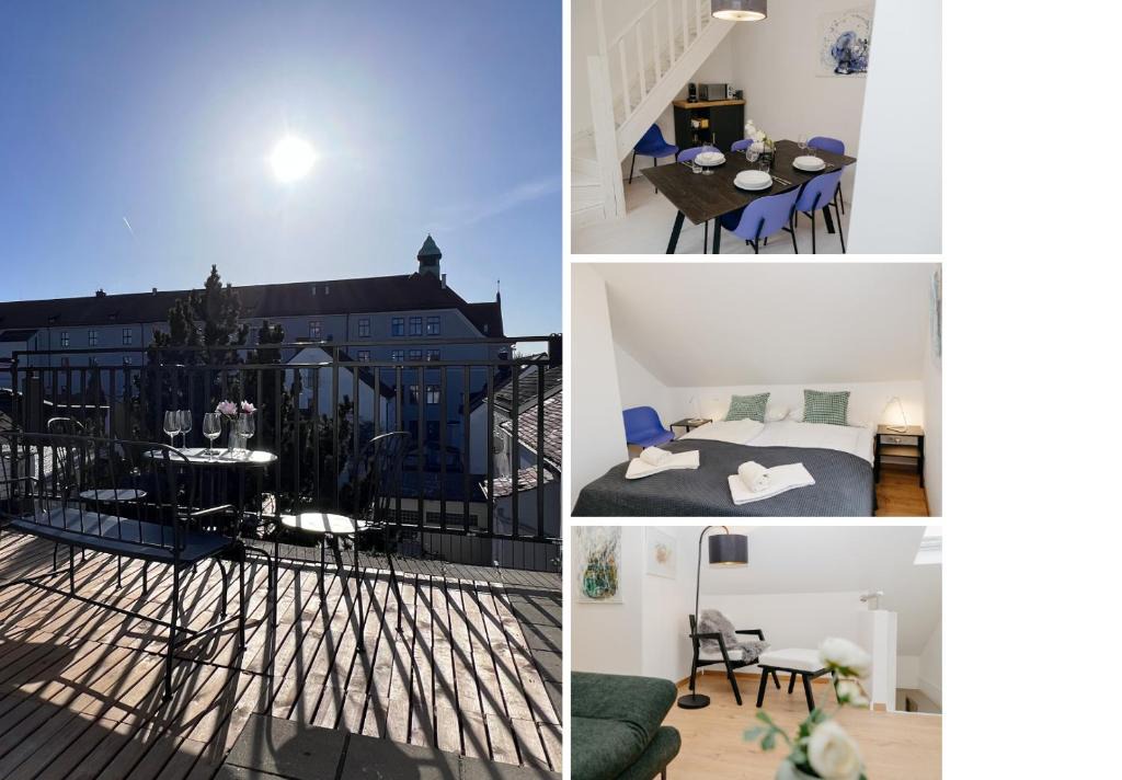 Links der Wertach-Nord Apartment | nice2be Violet - Augsburg Zentrum
