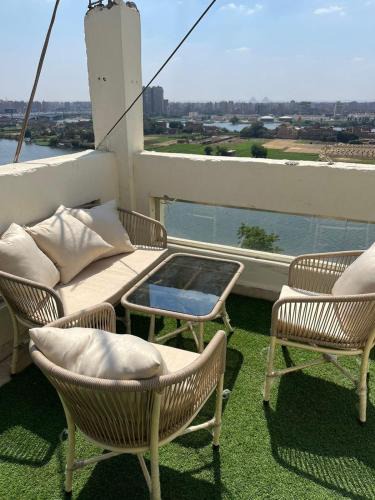 Old Cairo House | Nile view panoramic balcony