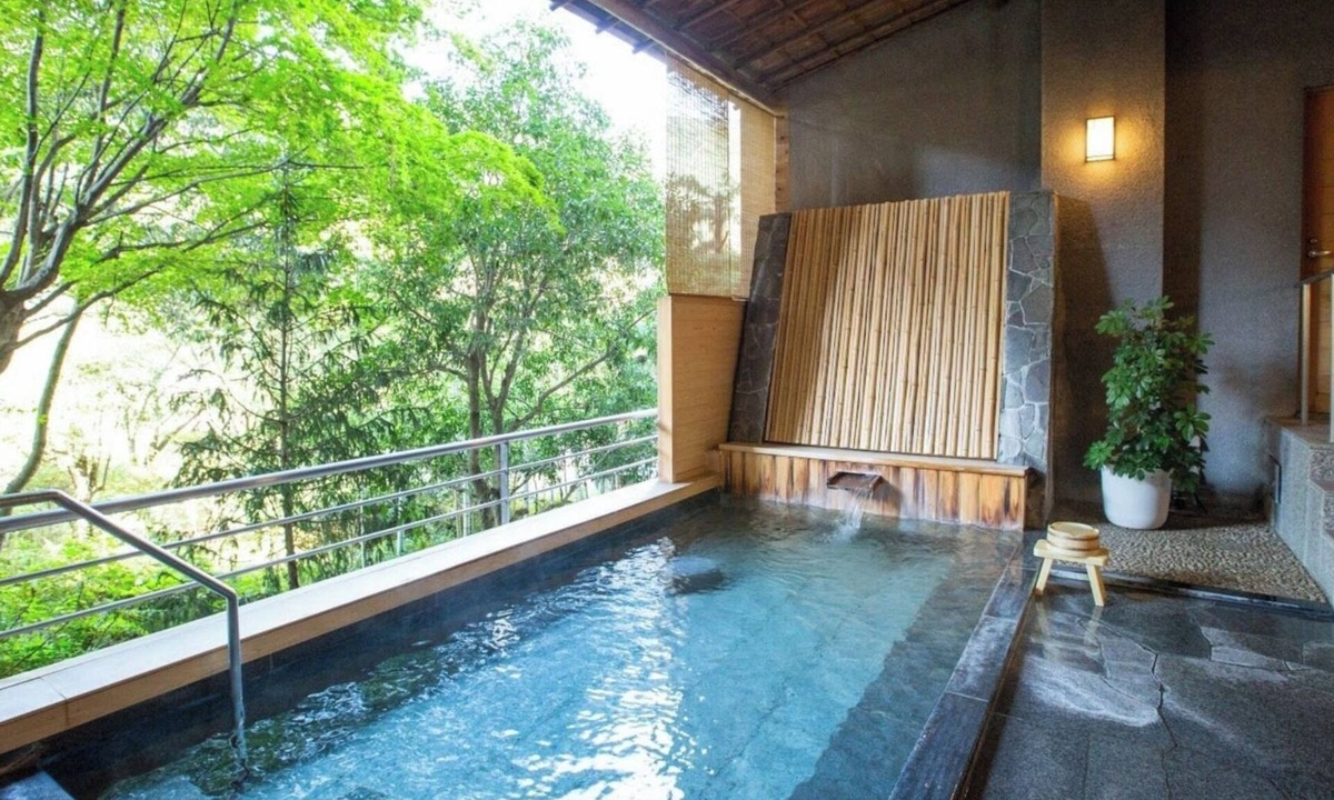 Gero Onsen House | Nonsmoking room Double bedroom View of the c /Gero Gifu