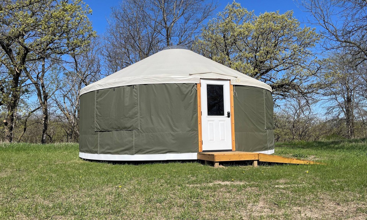 Coon Rapids Cabin | North Star Yurt at Whiterock Conservancy