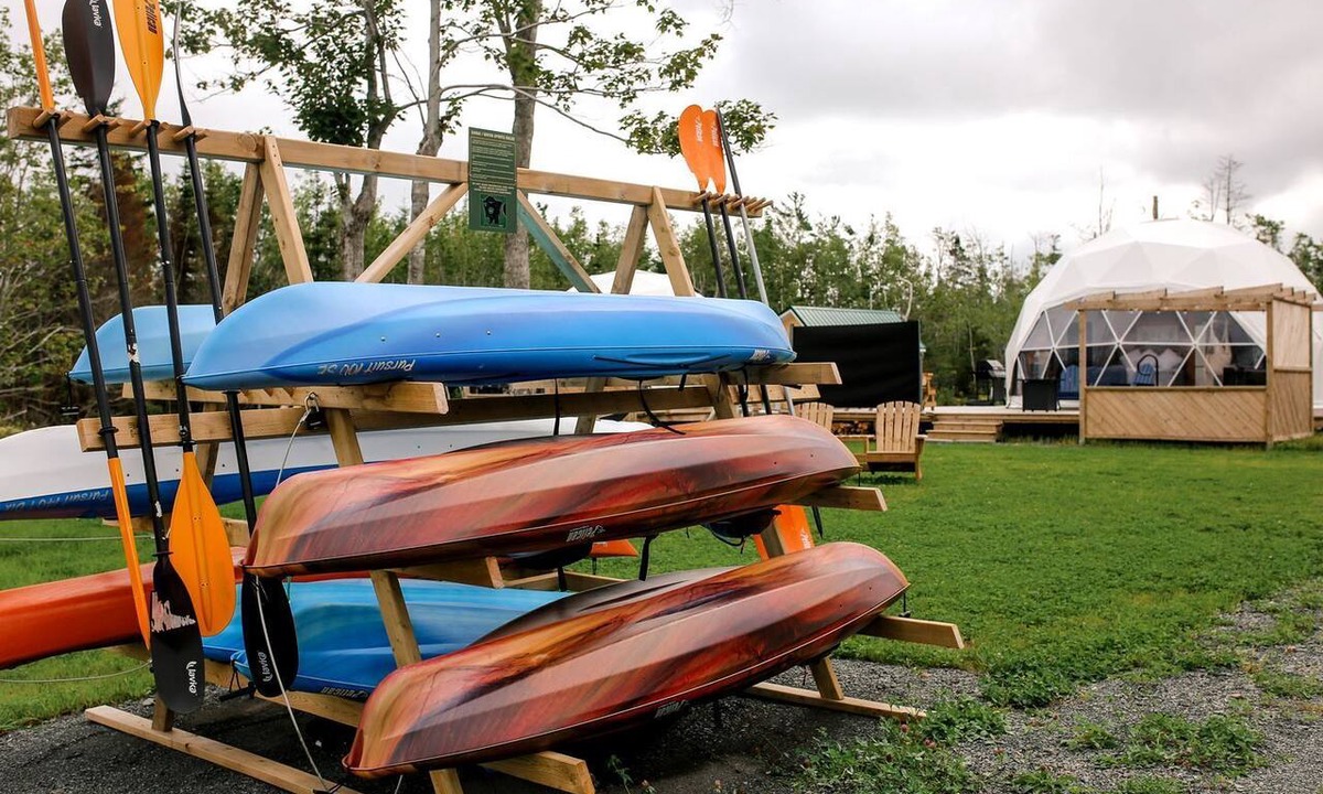 Pomquet Cabin | Nova Scotia Dome with Private Hot Tub for Relaxing Retreats in Antigonish, Canada