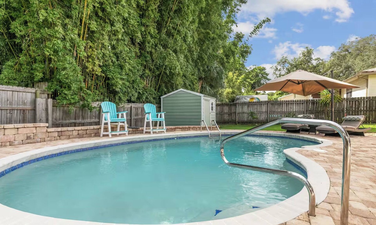 St. Augustine South House | Oasis Pool House! Close to DT, Beach & Boat ramp. Pet-Friendly!