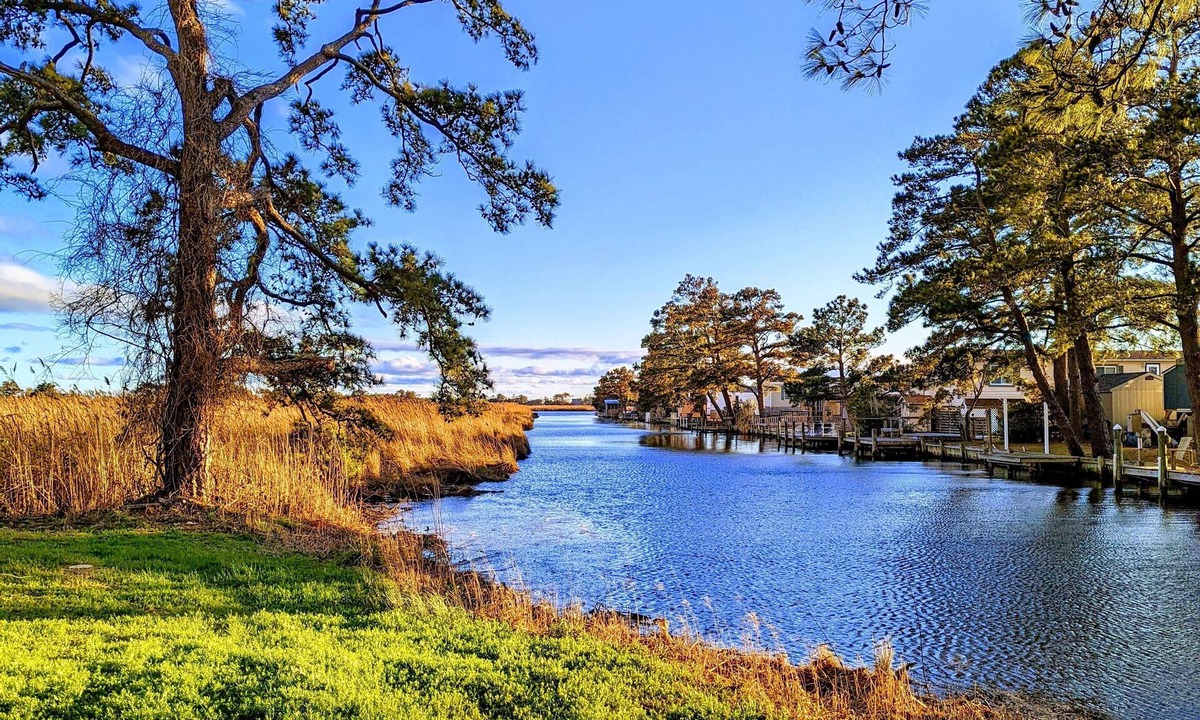 Colington Cottage | OBX TUCKED AWAY~Sound side~On canal~Kayaks~ Ground level w/ramp~Beach 1 mi~MP8