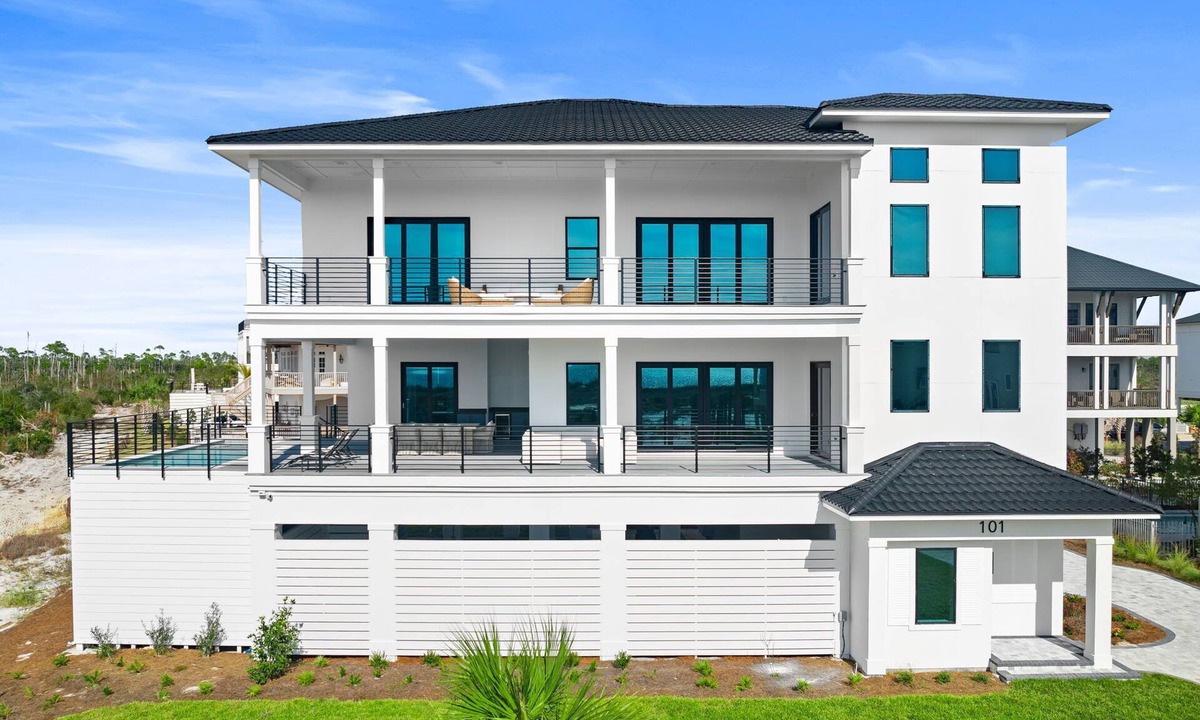 Bay County House | Ocean Breeze: Unobstructed Views, Private Elevated Pool, Pet Friendly, Sleeps 19