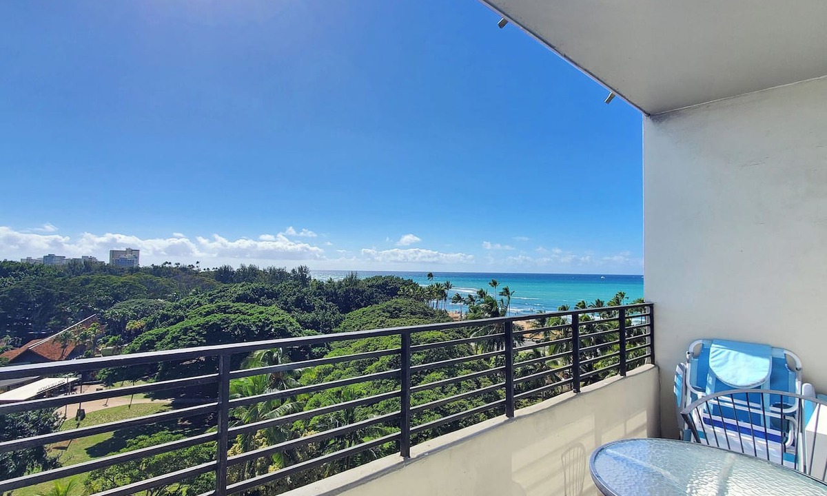 Waikiki Apartment | ⛰Ocean & Diamond Head Views 8th floor with Balcony WAIKIKI GRAND HOTEL®