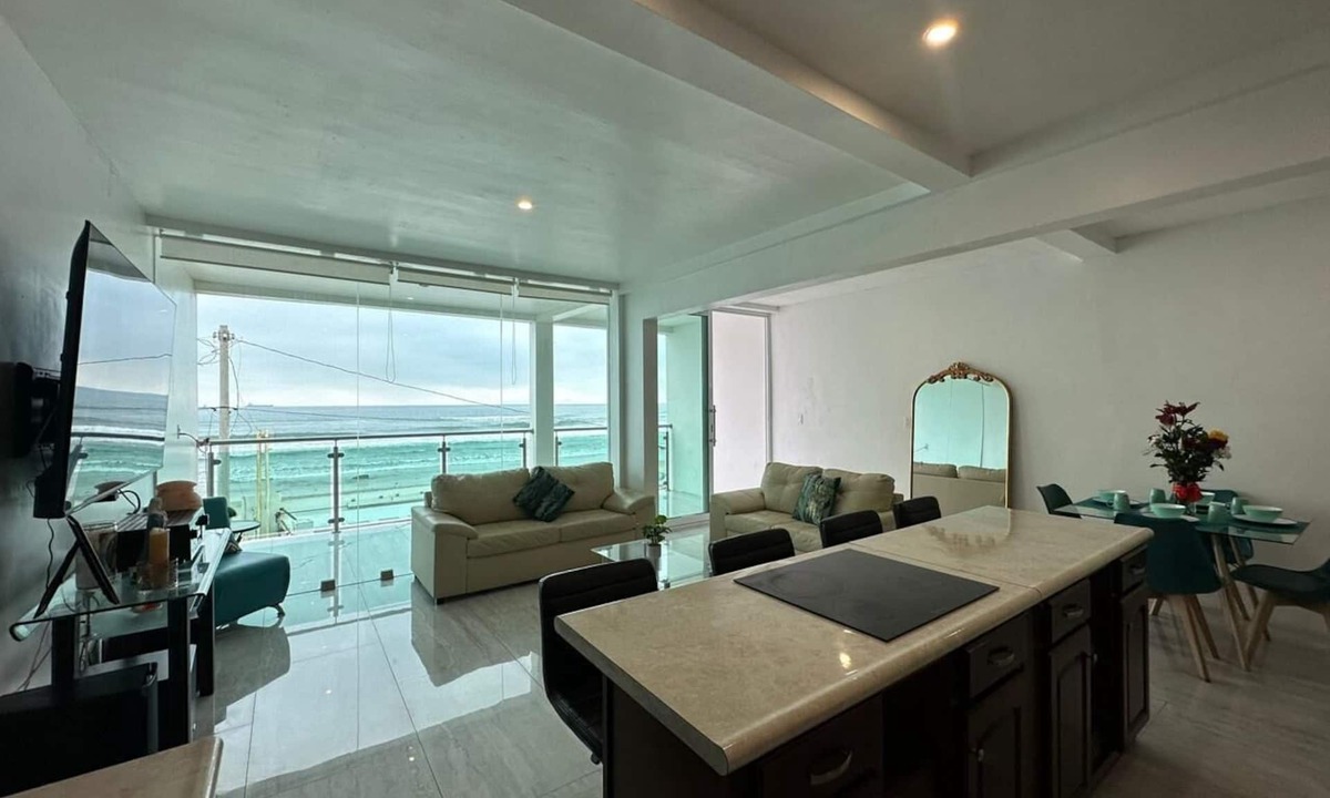Miramar Condo | Ocean Front View beach beach 3-bedroom with WiFi in Playas de Rosarito and more.