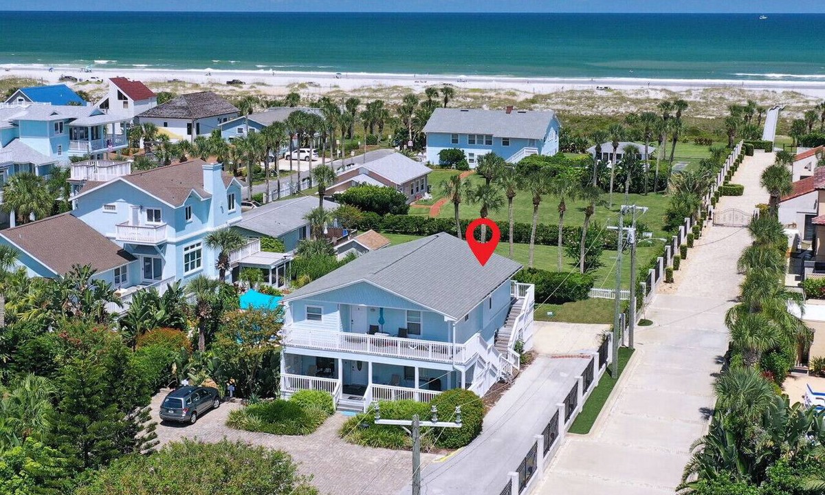 St. Augustine Beach Apartment | Ocean Song – Charming 2 Bedroom with Private Ocean View Balcony & Sea Breezes & Pool Access