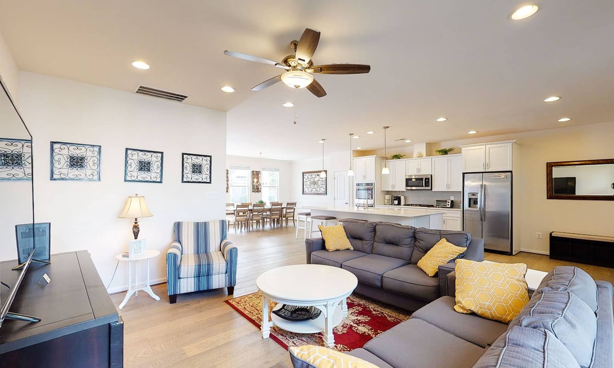 Frankford House | Ocean View Beach Club townhouse with grill, pool, gym, & tennis