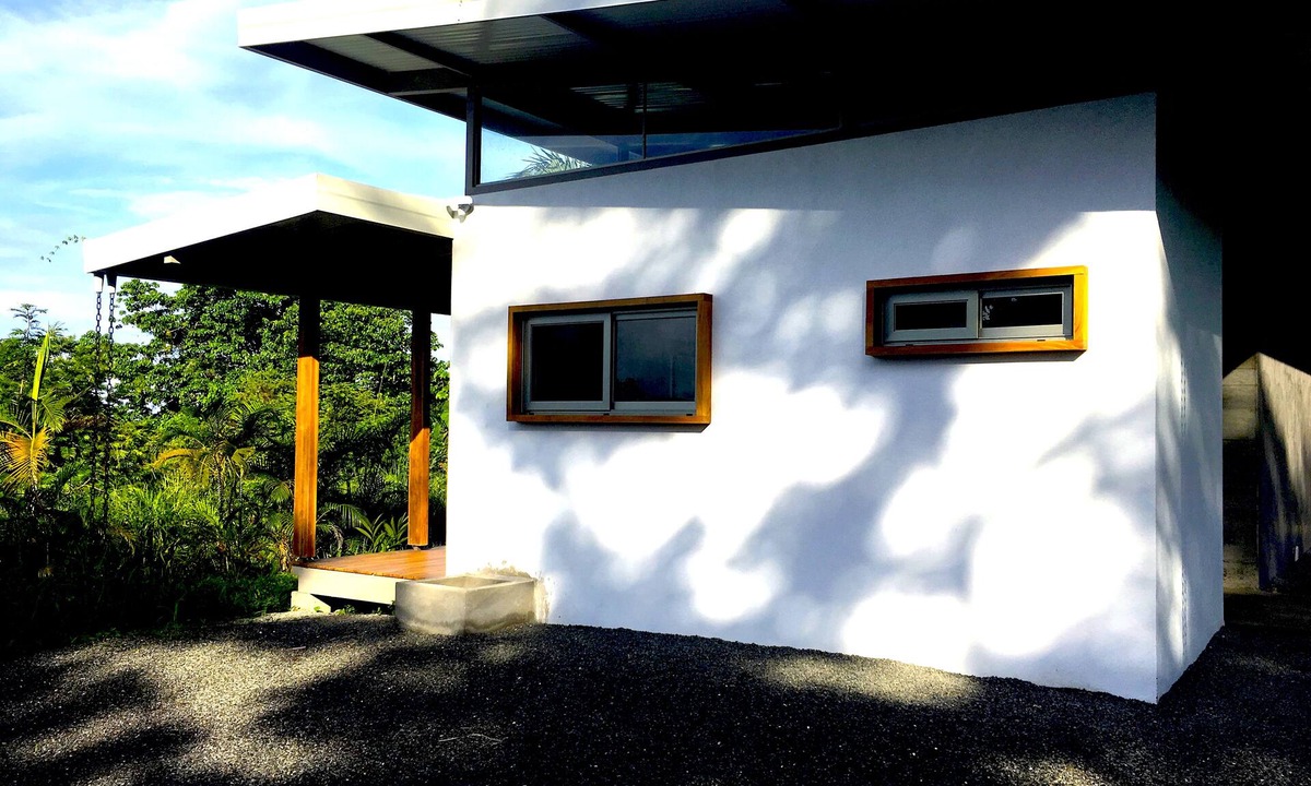 Cobano House | Ocean View from bedroom in this brand new modern home. Centrally located.