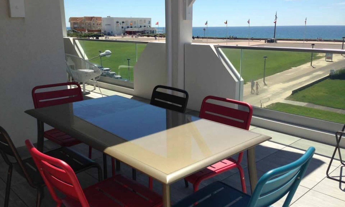 Biscarrosse Plage Apartment | Ocean View Terrace Apartment 4 people