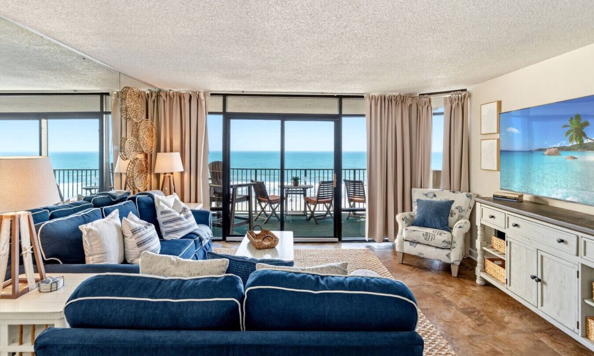 Ocean Drive Condo | Oceanfront 4BR Condo | Stunning Views + Lazy River