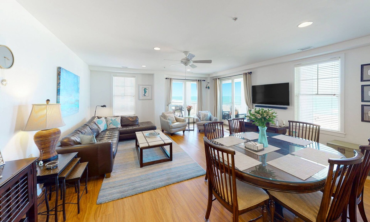 Sandbridge Condo | Oceanfront condo with large wraparound deck, expansive views, pools & gym