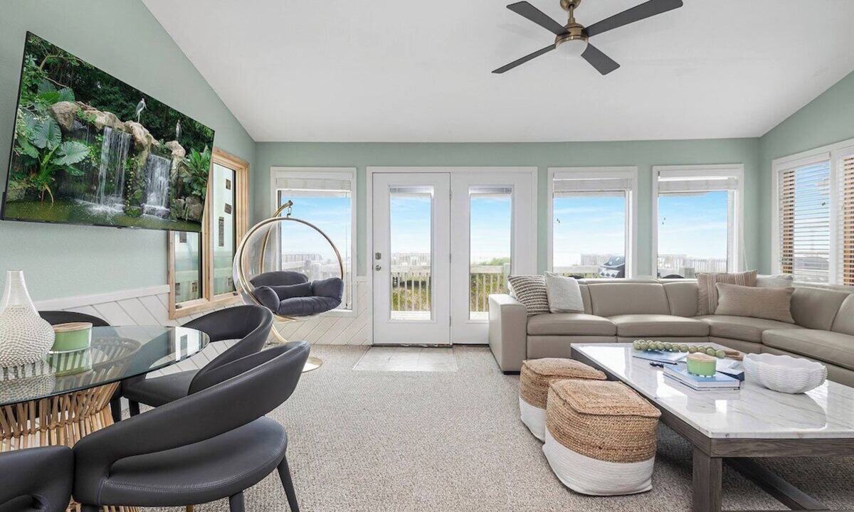 Ocean Isle Beach House | Oceanfront, Pool, GolfCart, & Free EV Charger!