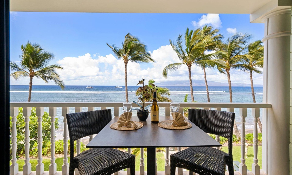 Historic Lahaina Front Street Apartment | Oceanfront Studio at Lahaina Shores #313