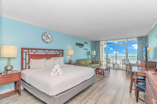 Myrtle Beach House | Oceanfront Studio with Incredible Resort Amenities! Indoor Waterpark and More! Dunes Village 406