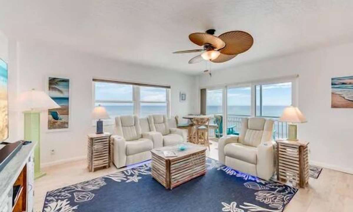 South Patrick Shores Condo | Oceanfront Top-Floor Luxury Penthouse Best View in Space Coast