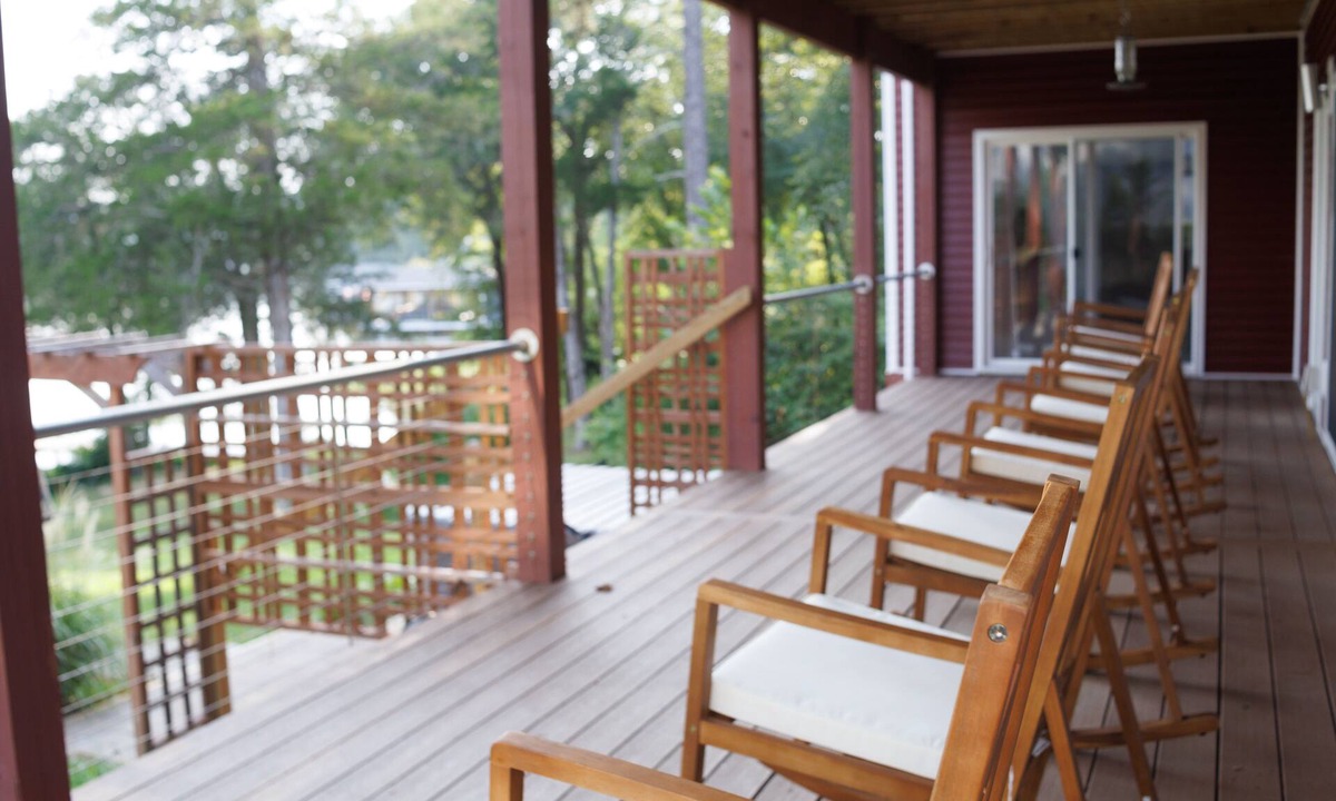 Orange House | Ojoy Cove Charming Waterfront Retreat 5 Bedroom Home by RedAwning