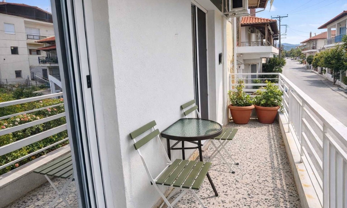 Dio-Olympos Apartment | Olympus Cozy Mountain View Escape with Balcony