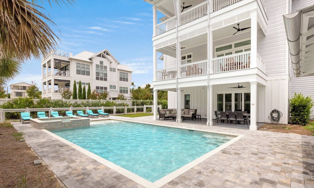 Santa Rosa Beach House | On 30A! Private Pool, Golf Cart and Rooftop Views