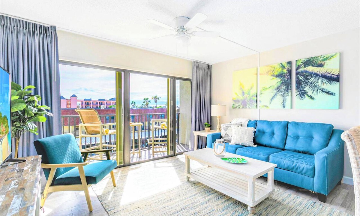 Avon By The Sea Condo | On the Sand at Cocoa Beach Pier | Updated Beachfront Condo | Heated Pool & Rooftop Deck