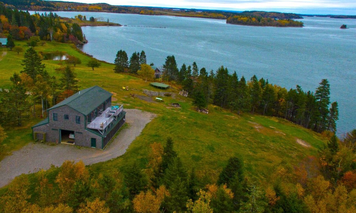Eastport House | On the top of ledge overlooking Cobscook Bay