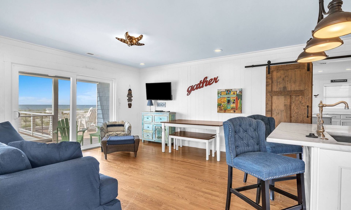 Long Beach House | On Turtle Time: Modern Oceanfront Home Ideal for Two Couples or Small Families