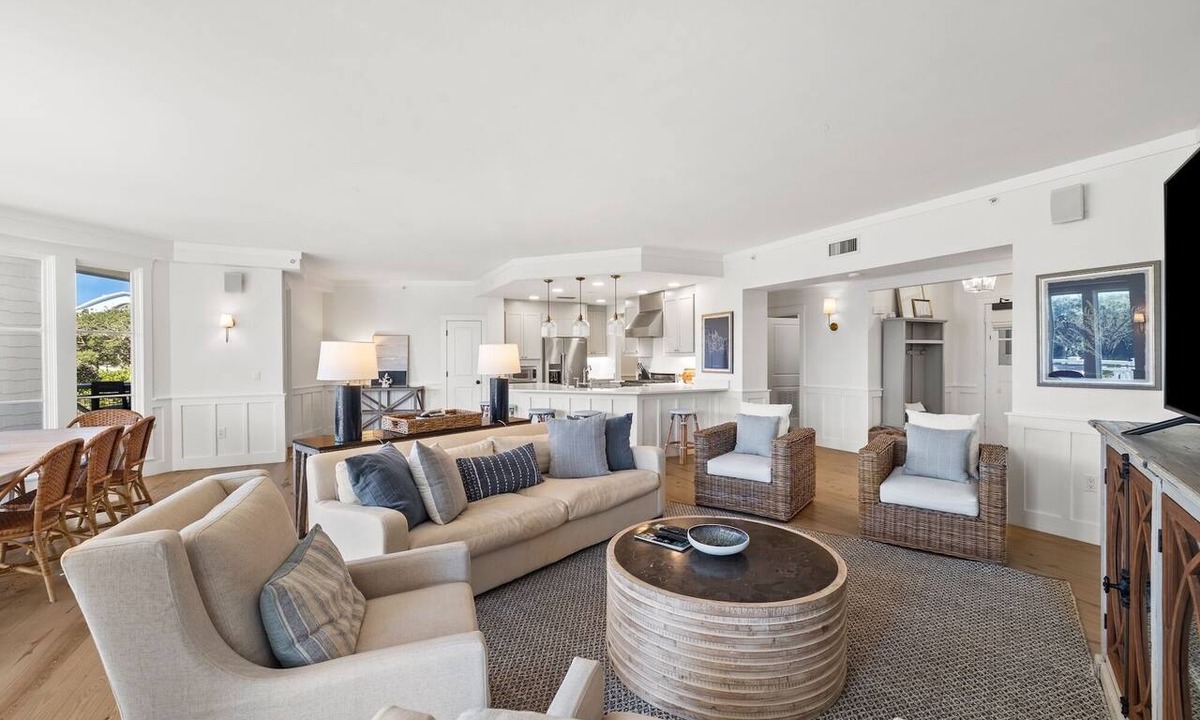 WaterSound Beach Condo | One Level Condo with Wrap Around Porch! Community Amenities! 30A Beaches!